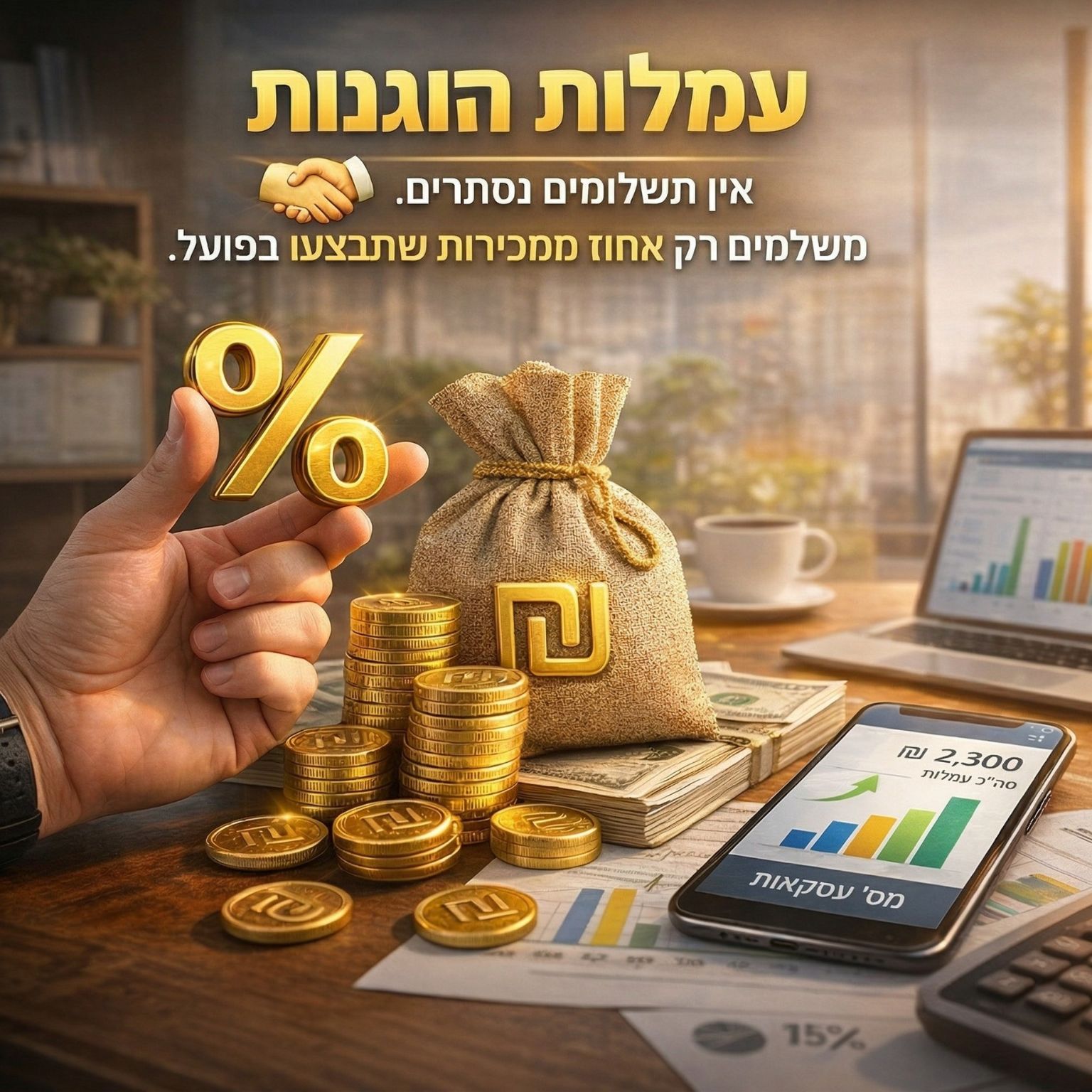 💰 עמלות הוגנות