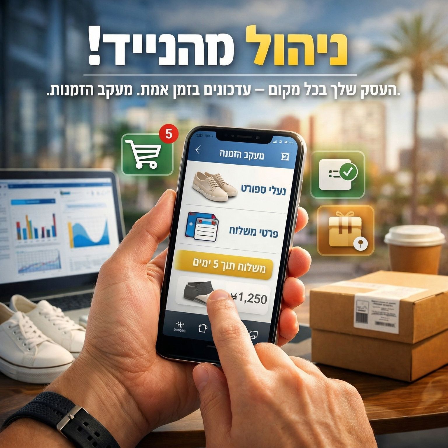 📱 ניהול מהנייד