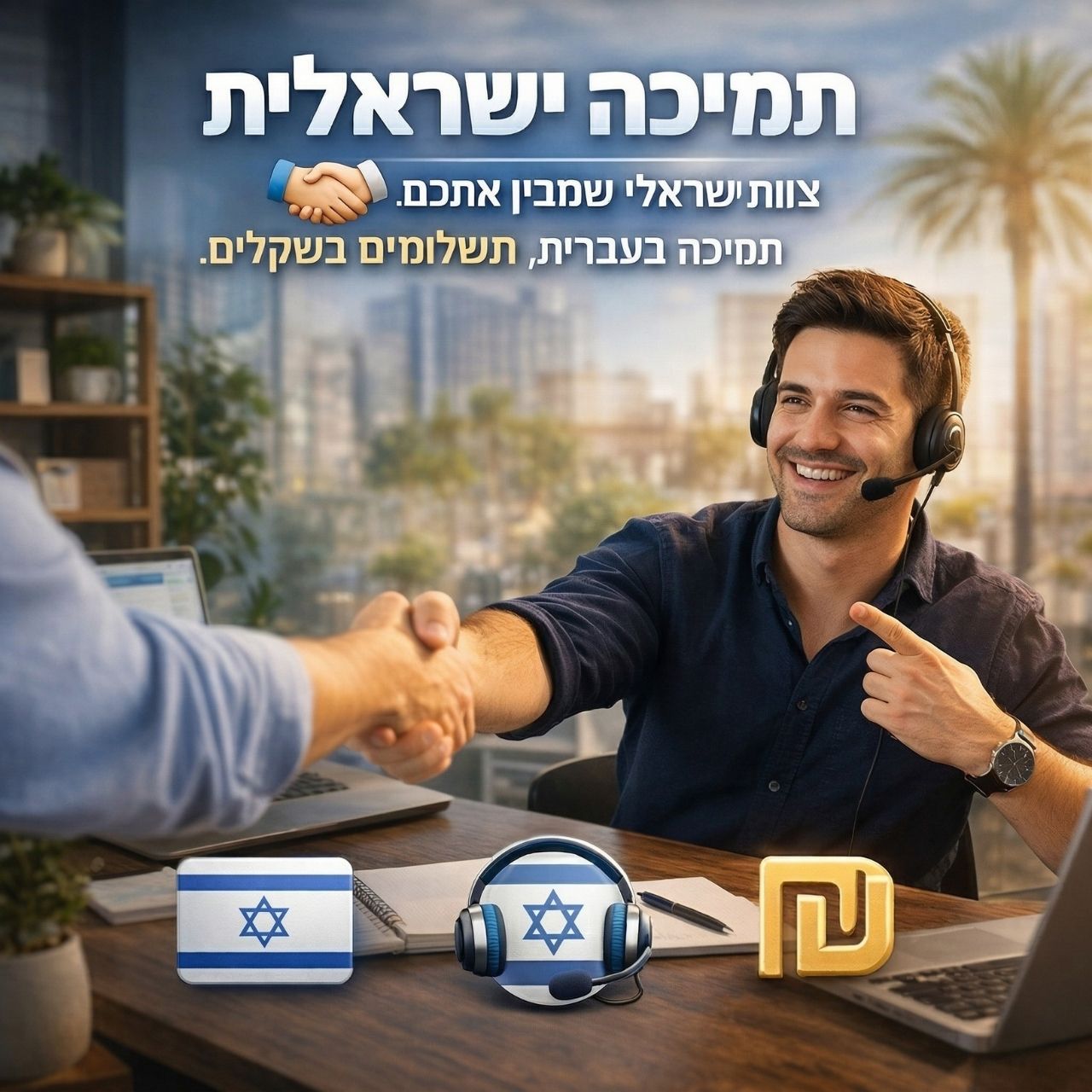 🤝 תמיכה ישראלית