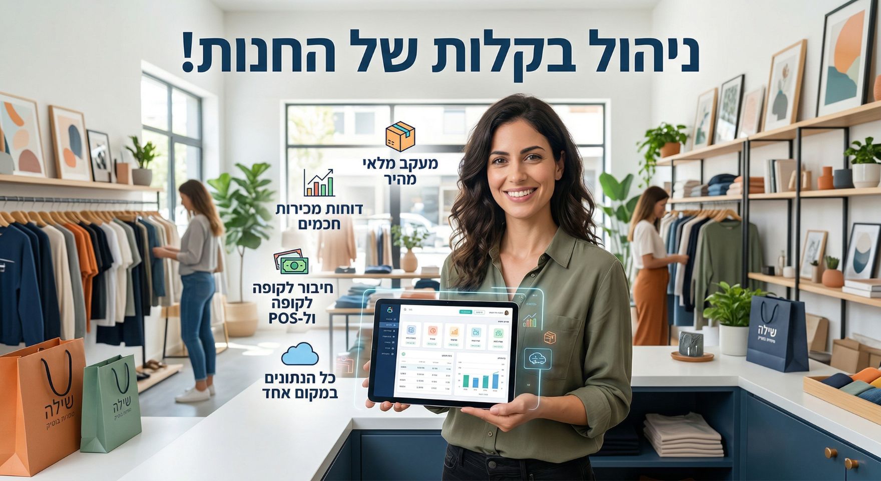 📱 ניהול בקלות