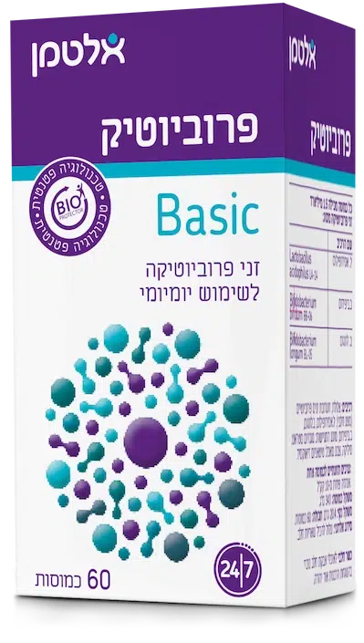אלטמן פרוביוטיק - פרוביוטיקה לבריאות המעי 60 קפסולות