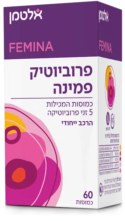 אלטמן פרוביוטיק פמינה - לבריאות אינטימית 30 קפסולות