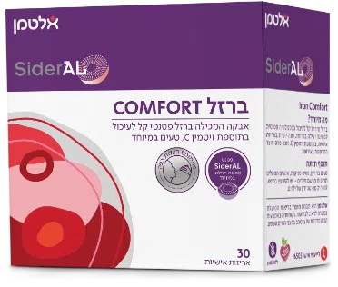 אלטמן ברזל קומפורט - ברזל עדין ללא תופעות לוואי 60 קפסולות