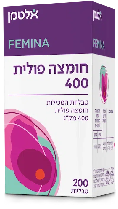 חומצה פולית 400 מק"ג 90 — אלטמן