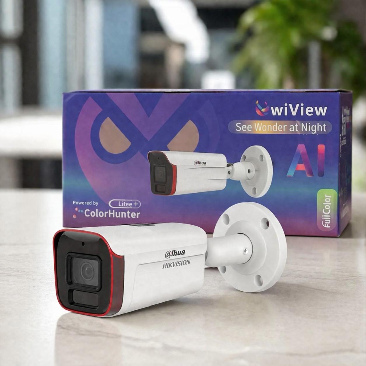 מצלמת אבטחה IP חכמה wiView AI 8m