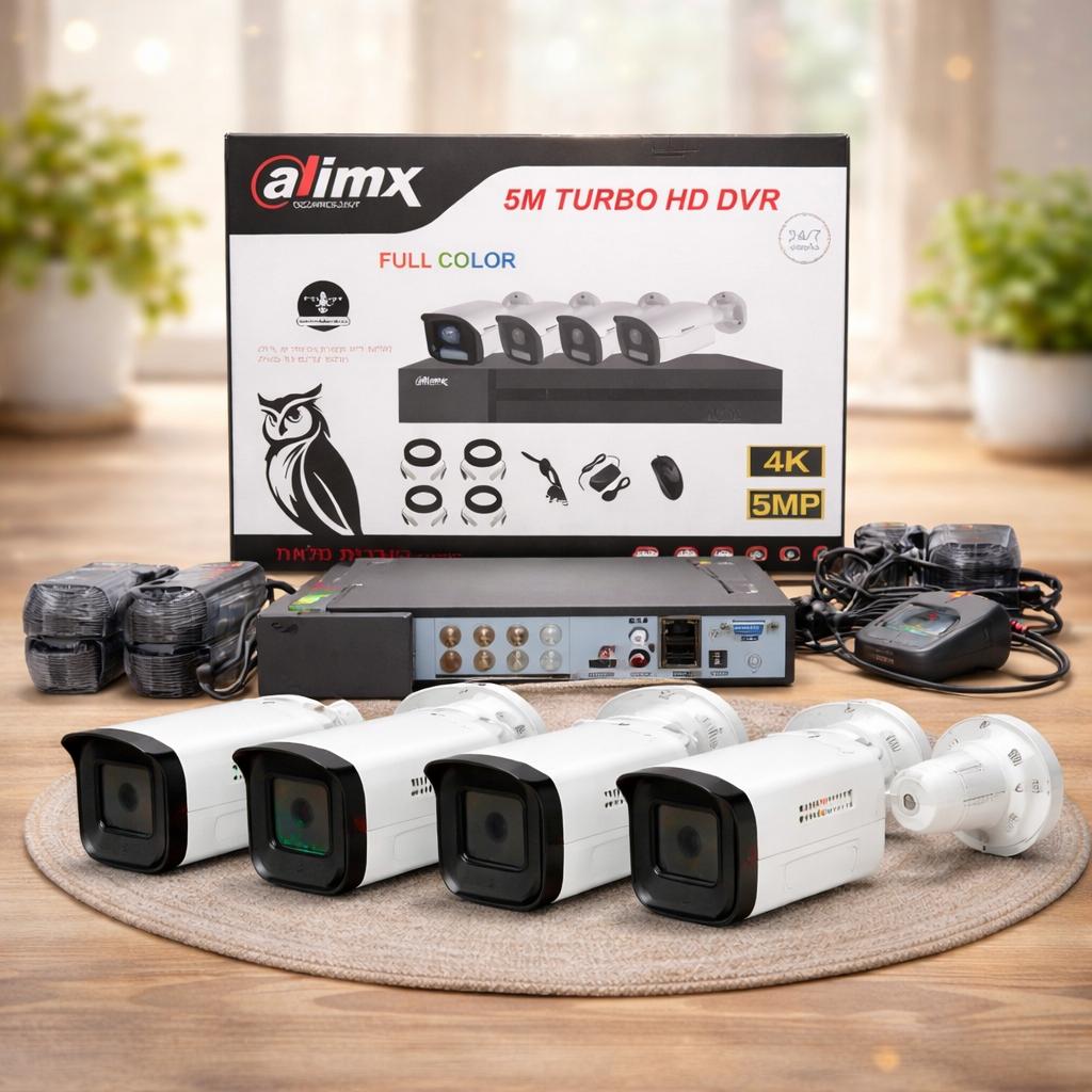 ערכת אבטחה מושלמת Alimx 5M Turbo HD